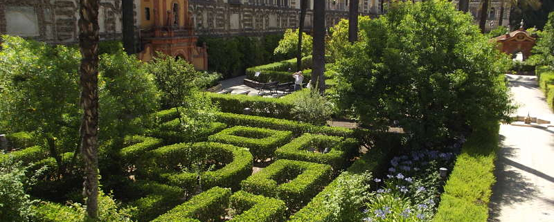 Jardines de los Reales Alcázares (Sevilla) Fuente: Flickr