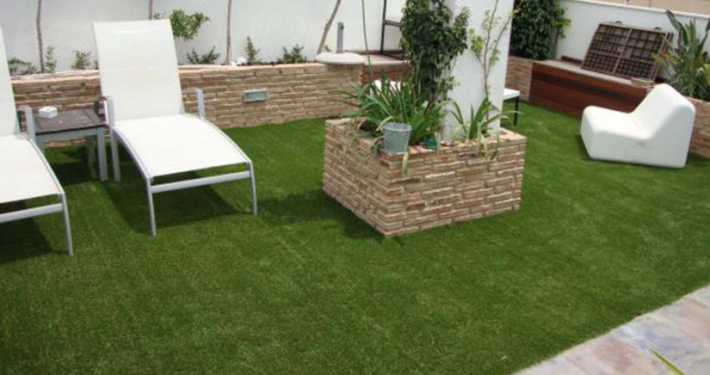 césped artificial en Málaga